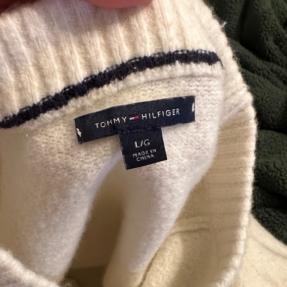 Tommy Hilfiger Mock Neck Oversized Cozy Sweater - Picture 3 of 6